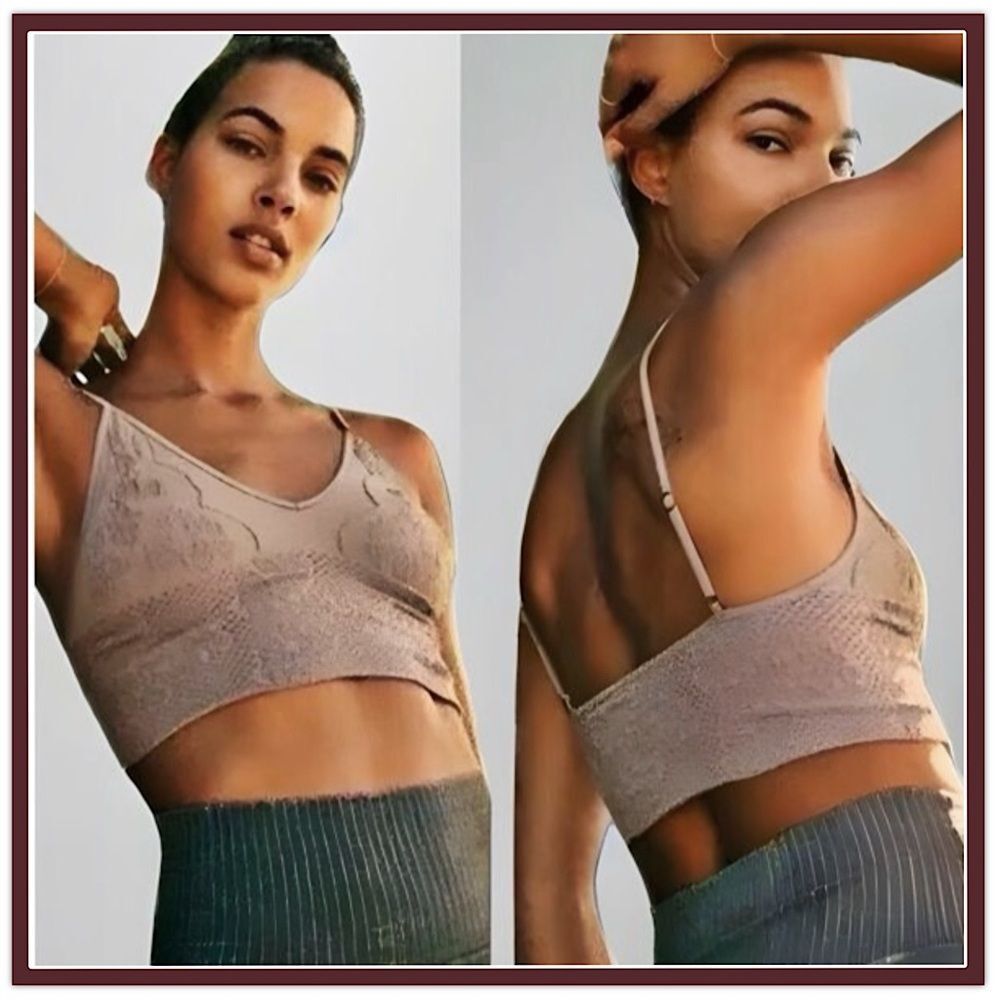 Free People Intimately Candy Seamless Bra Bralette